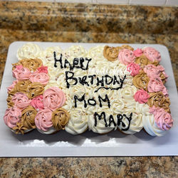 MelCakes25 Pull Apart Half Sheet Cupcake Cake 🧁