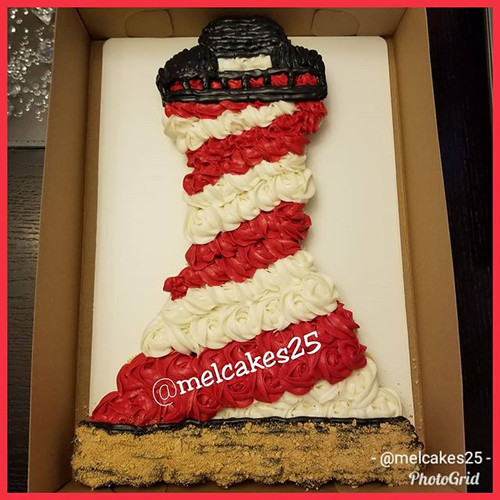 Lighthouse Cupcake Cake MelCakes25