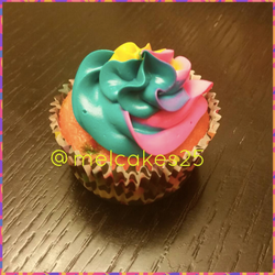 Tye Dye Cupcake