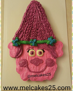 Poppy Cupcake Cake
