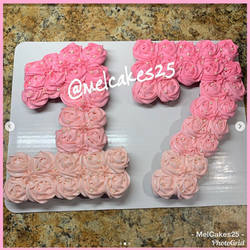 💖 MelCakes25 Number Cupcake Cake 💖