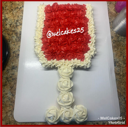 🍷MelCakes25 Glass of Wine Cupcake Cake 