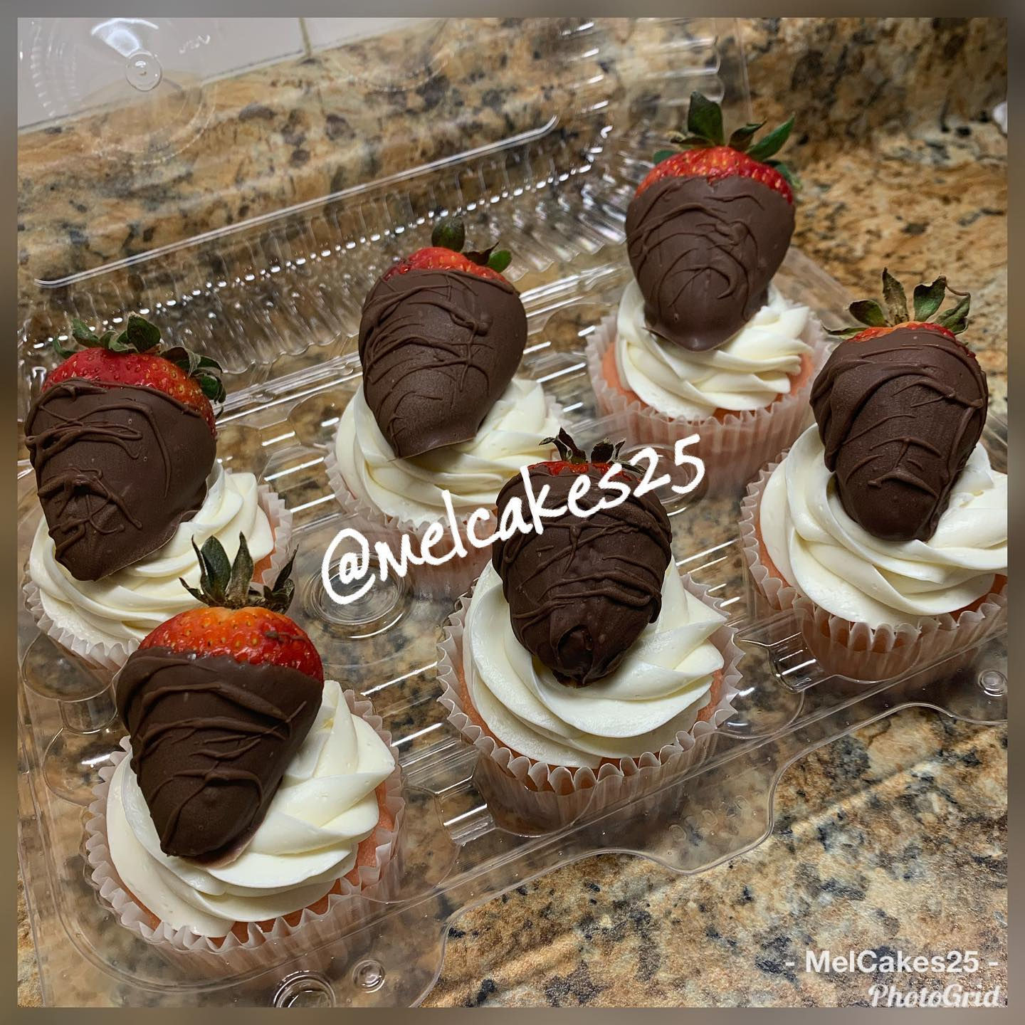 Chocolate Covered Strawberry Cupcakes