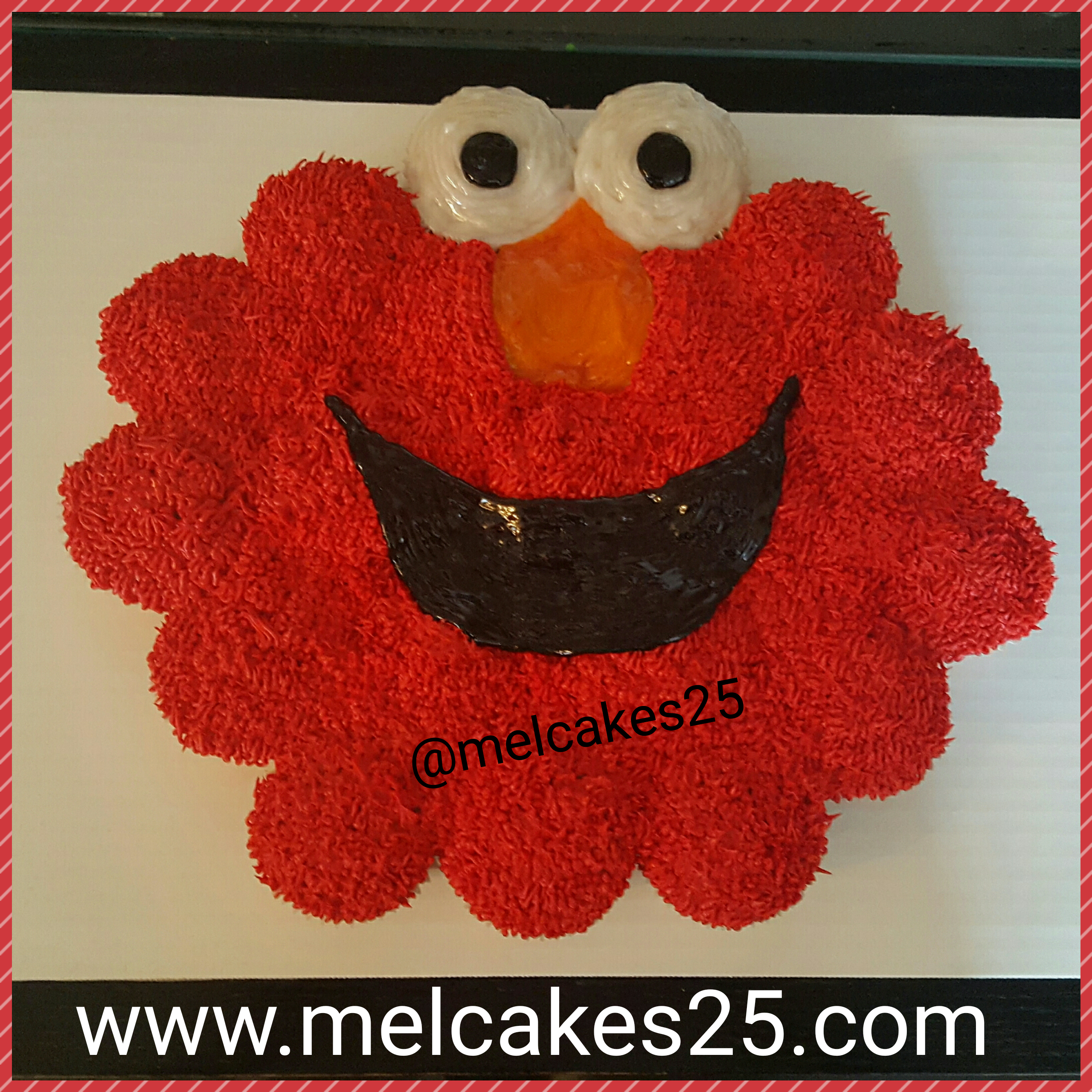 Elmo Cupcake Cake