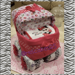 Hot Pink Diaper Stroller