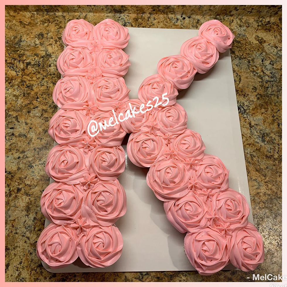Thumbnail: Letter Cupcake Cake