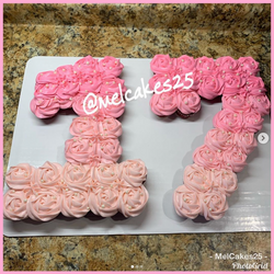 💖 MelCakes25 Number Cupcake Cake 💖