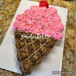 Ice Cream Cupcake Cake