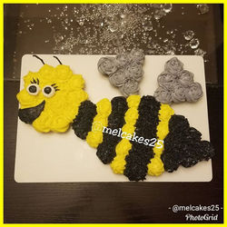 🐝 Bumble Bee Cupcake Cake 🐝