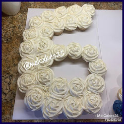 🤍MelCakes25 Number Cupcake Cake 🤍