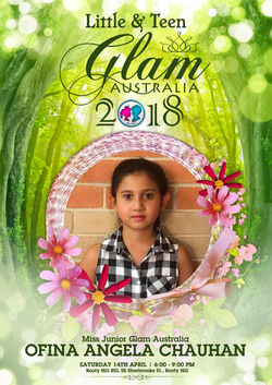 Miss Junior Glam Australia SOFINA ANGELA