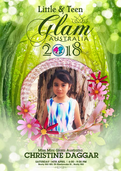 Miss Mini Glam Australia CHRISTINE DAGGA