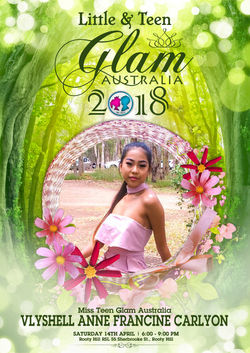 Miss Teen Glam Australia VLYSHELL ANNE F