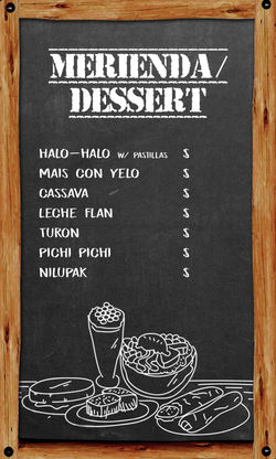 60 x 100 cm Merienda-Dessert
