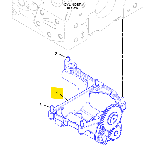 Miniature : 374-7136 3747136 PUMP GP-ENGINE OIL Catepillar