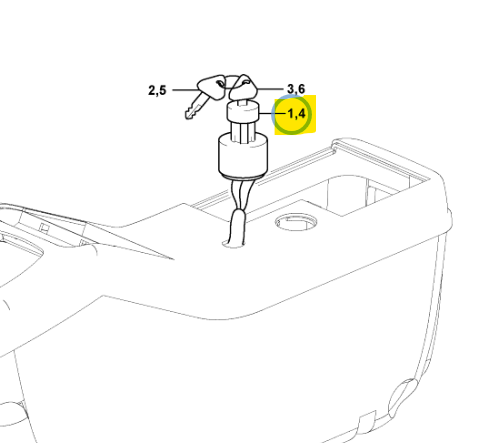 Miniature : VOE14526158 14526158 Contacteur démarrage