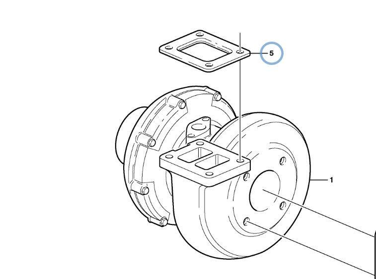 Miniature : VOE20405970 20405970 Gasket Volvo