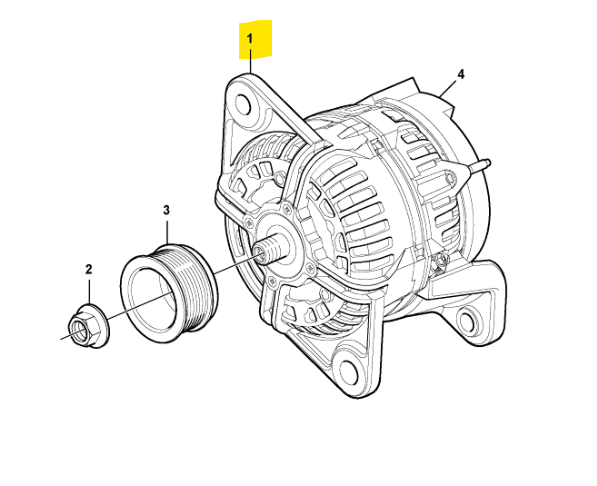 Miniature : VOE21679866 21679866 Alternateur Volvo