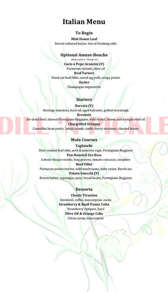 Private chef hire, Dorset, Bournemouth