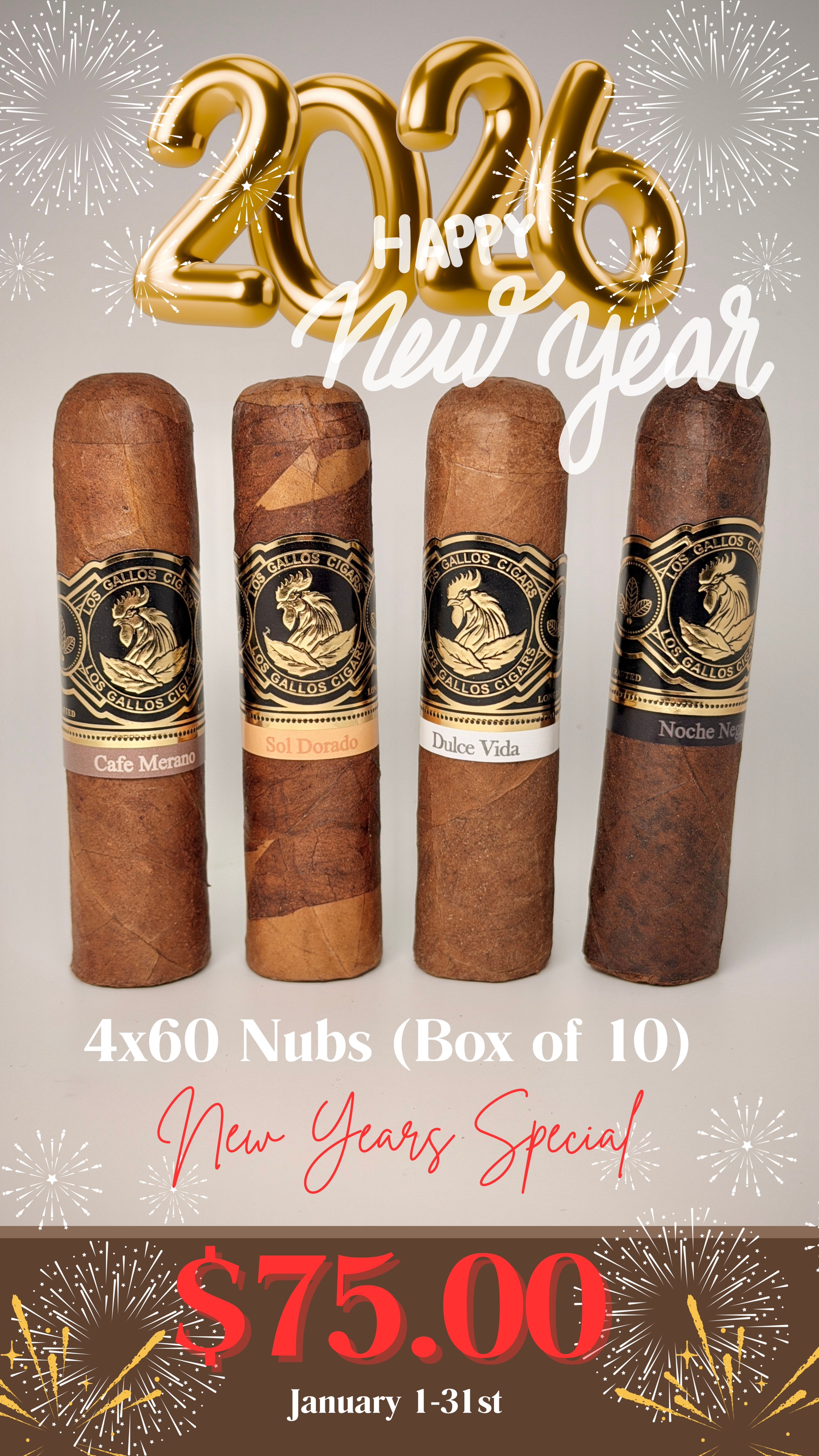 Large Sampler - Box of 10 - (4x60 Nubs)