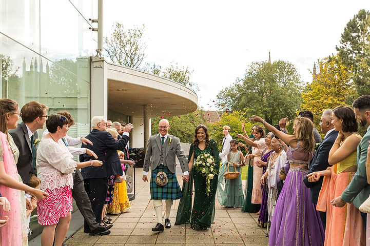 Wedding at Riverside Glass House in Jephson Gardens in Leamington Spa