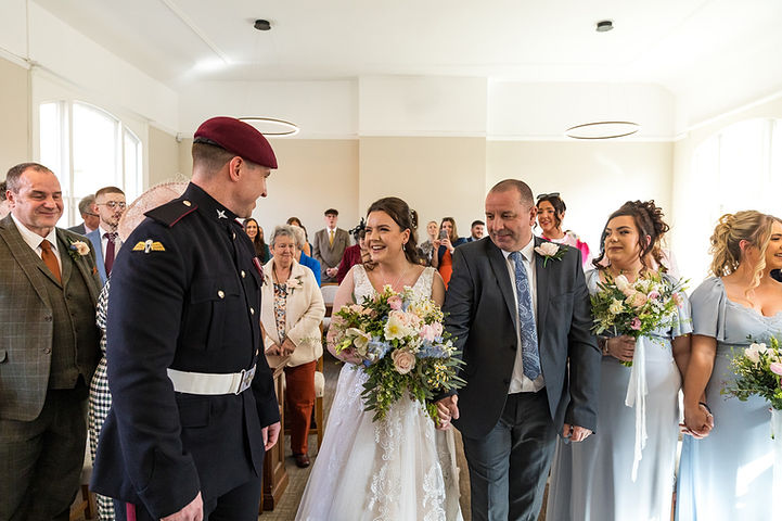 Ceremony in The Bloxom Room, Rugby