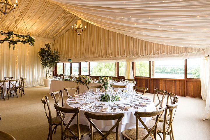 The marquee at Crockwell Farm
