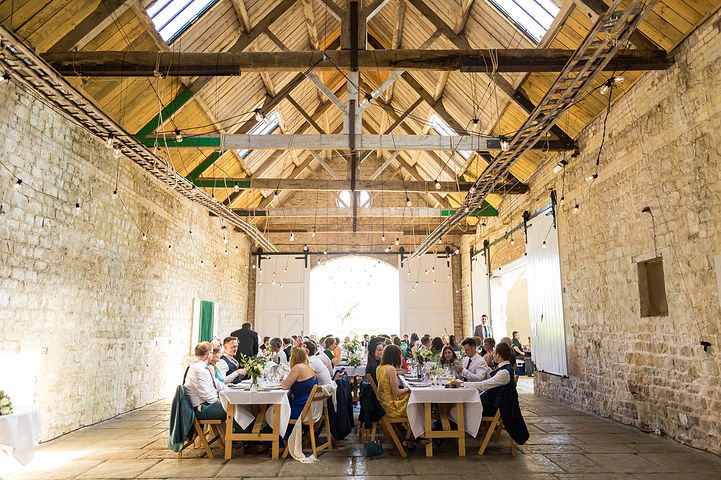 Longbourn Estate Barn Wedding venue set up for a reception
