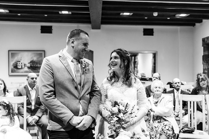Wedding ceremony at The Henley Room in Stratford-upon-Avon