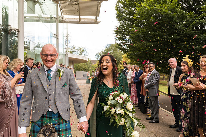 Wedding at Riverside Glass House in Jephson Gardens in Leamington Spa