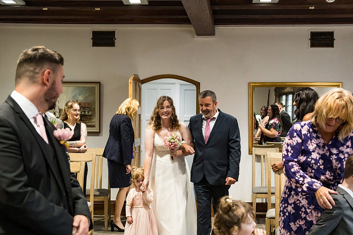 Wedding ceremony at The Henley Room in Stratford-upon-Avon