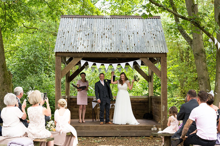 The Woodlands at Hothorpe Hall Outdoor Ceremony