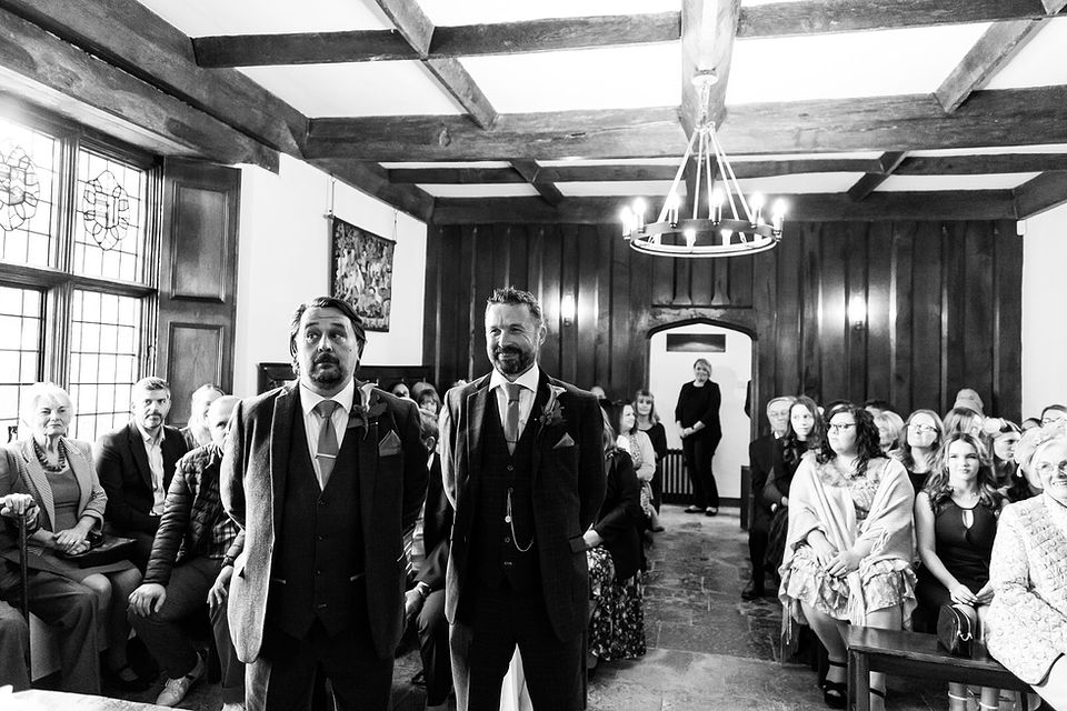 Wedding Ceremony in The Great Hall at Sulgrave Manor