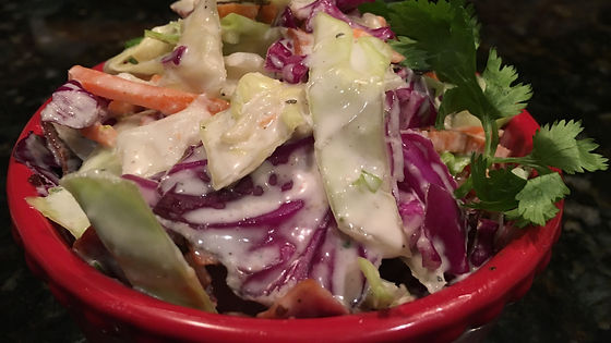 Greedyman's Signature Turkey Bacon Coleslaw