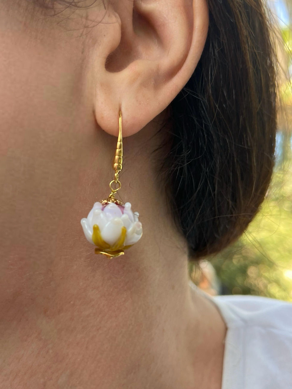 תמונה ממוזערת: עגילים מעוצבים - לוֹטוּס