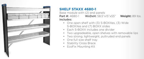SORTIMO SOR4680-1 SHELF STAAX | Badger Body