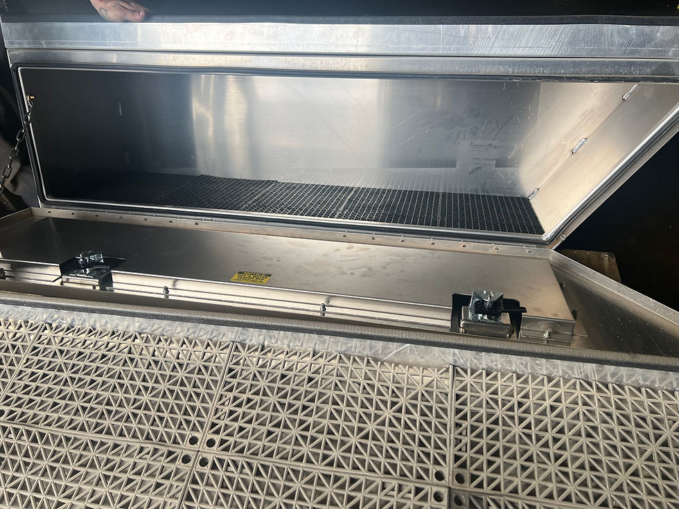 Thumbnail: EBY Aluminum Dump Body with Toolboxes
