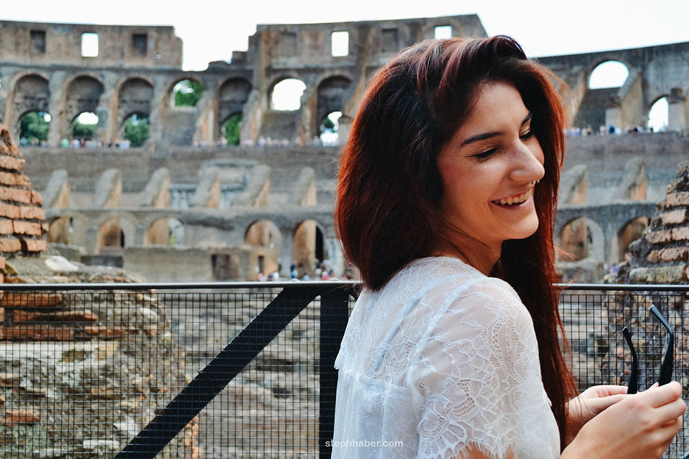 My first taste of a European summer, visiting the Coliseum in Rome, Italy, 2014