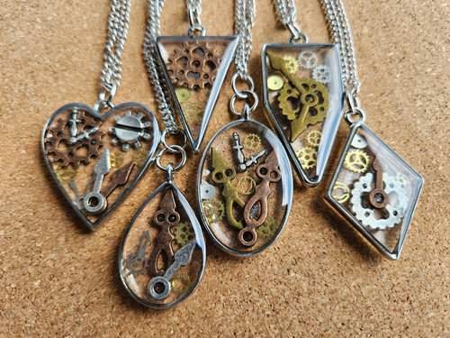 Steam Punk Jewelry Pendant Necklace (Design-403) | Bond