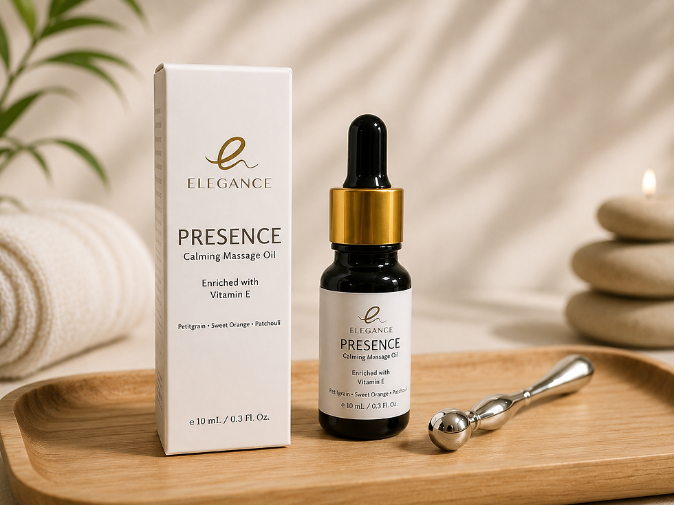 Thumbnail: Presence Massage Oil with Silver Massage Stick