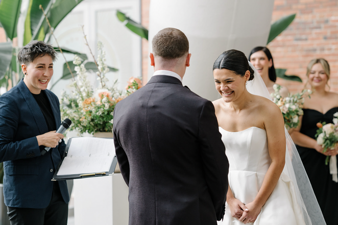 Toronto wedding ceremony