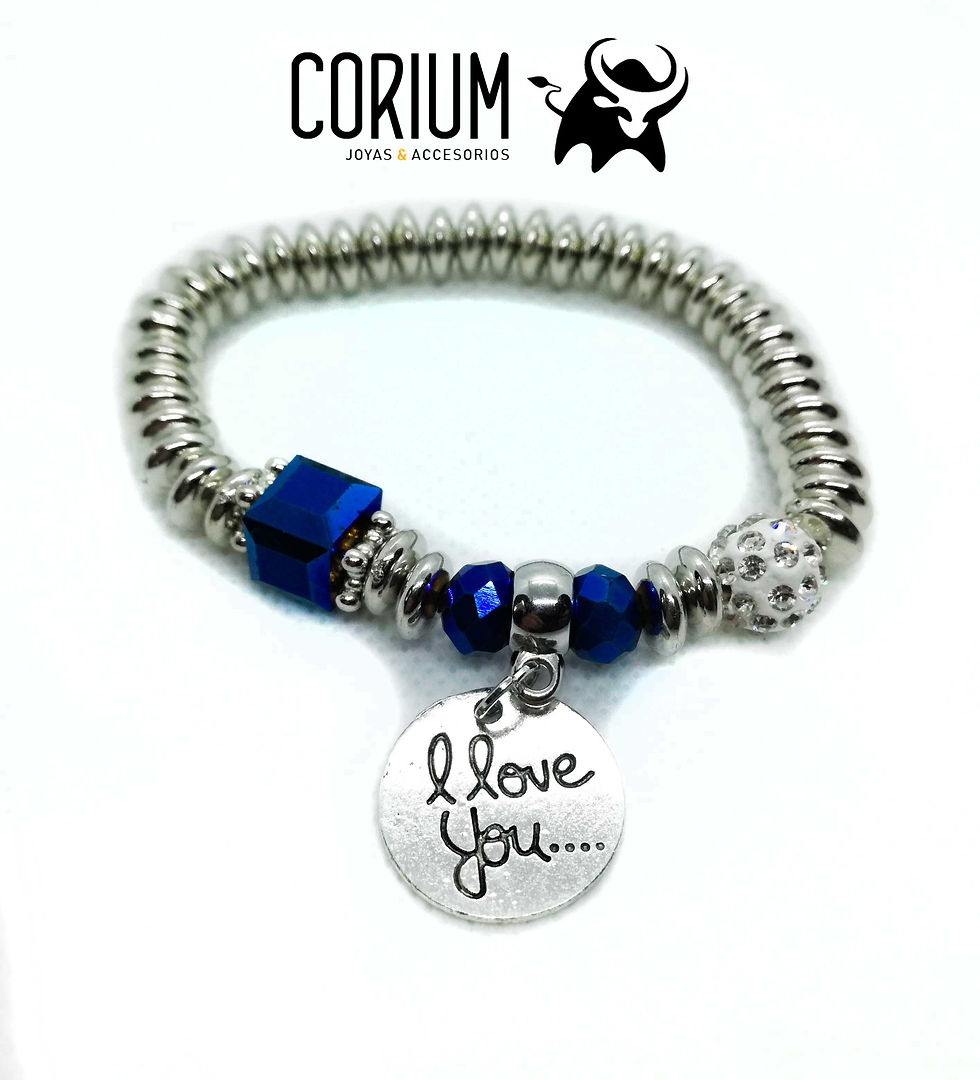 Miniatura: Pulsera Love you  (SIN bolsa de franela)