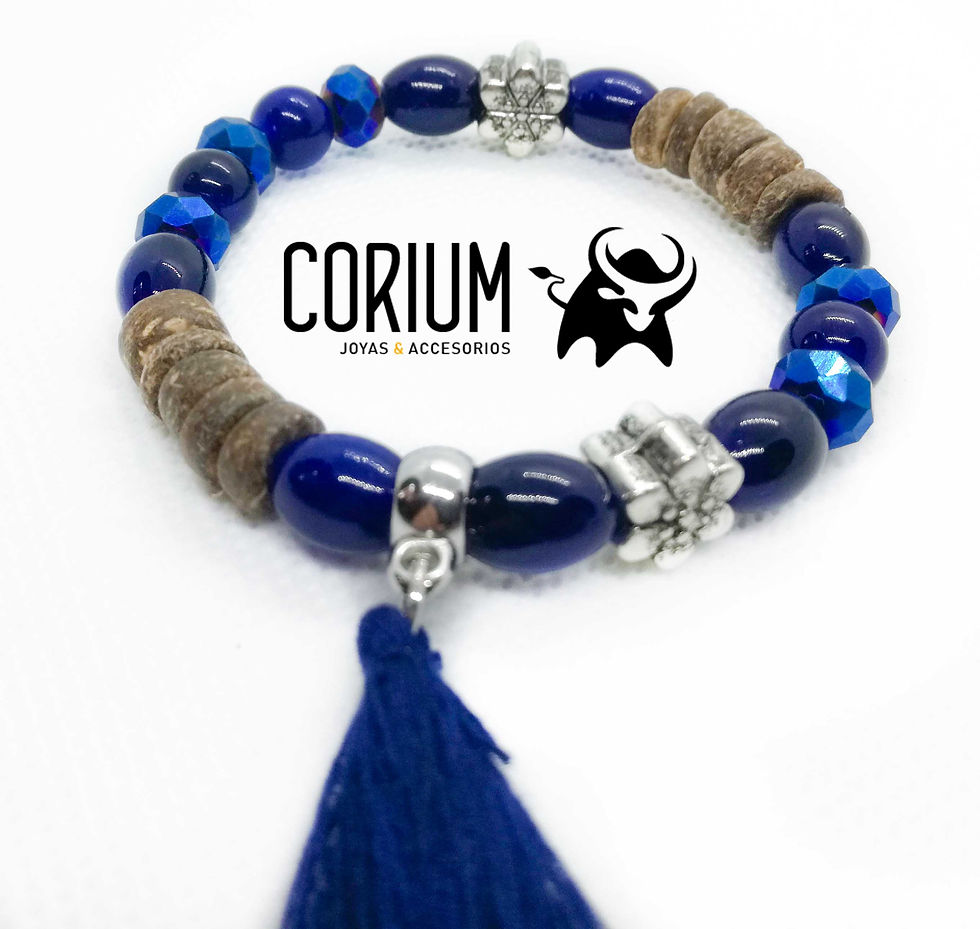 Miniatura: Pulsera Azul  (SIN bolsa de franela) c/u