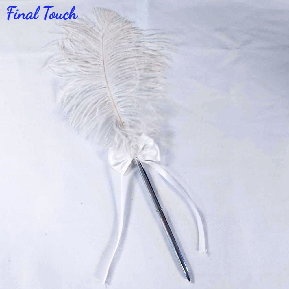 Feather Pen ~ Swan & Silver