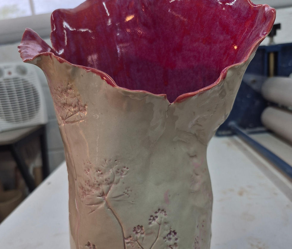 Embossed Vases