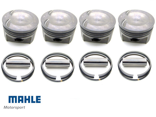 Mahle MS Piston Set VW TSi 2.0L 83.00mm Bore 92.8mm Stroke 144mm Rod 21mm Pin -7cc 9.6 CR Set of 4 main image 0