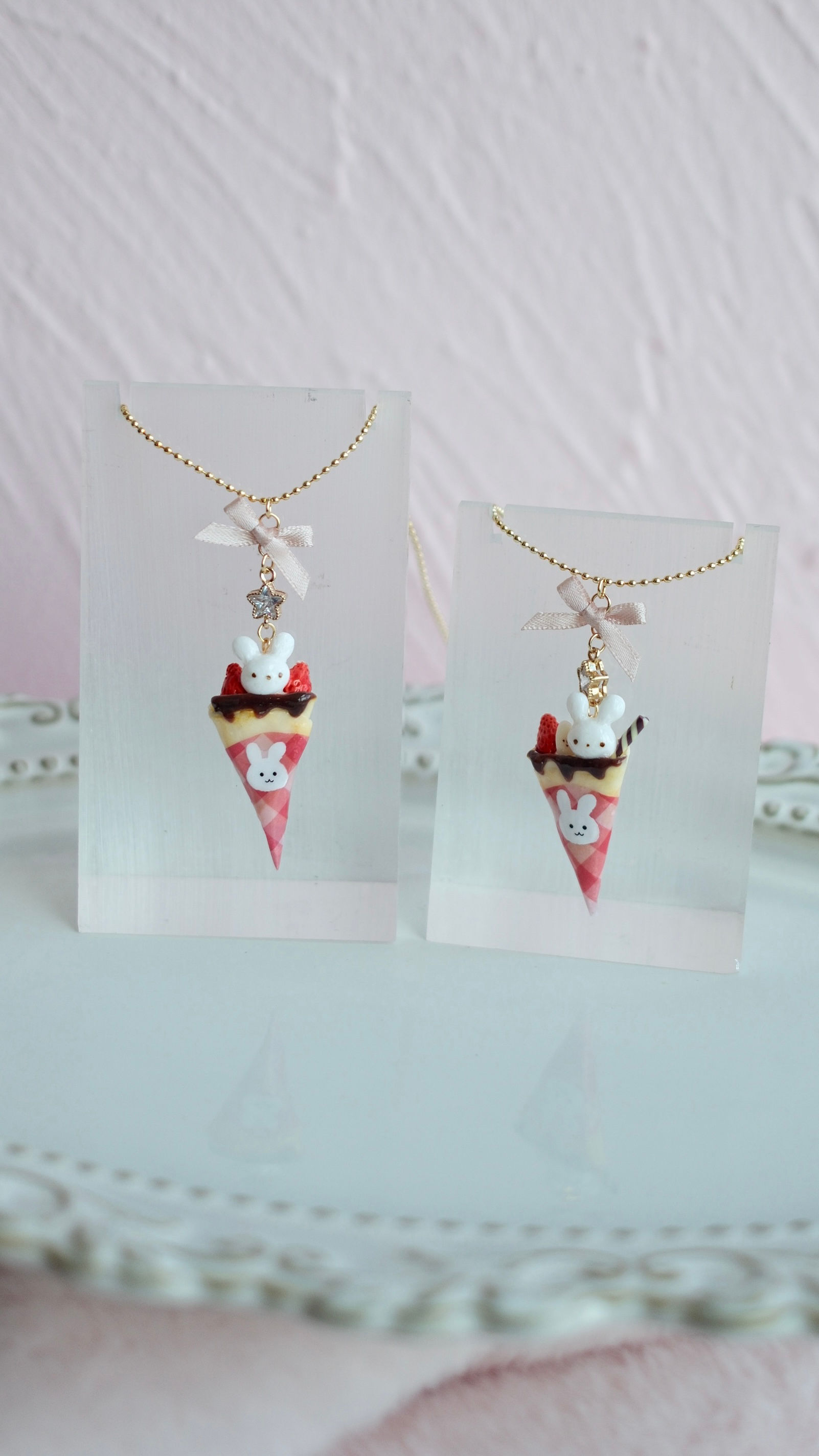 Bunny Crepes Necklaces