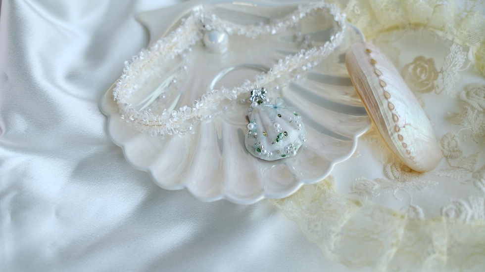 Thumbnail: Melody Shell Choker Necklace |The Mermaid Garden