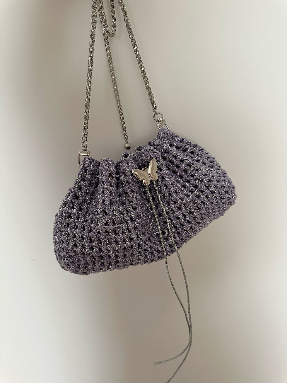 Thumbnail: Crochet Lavender Mousse Crossbody 🌸🍰