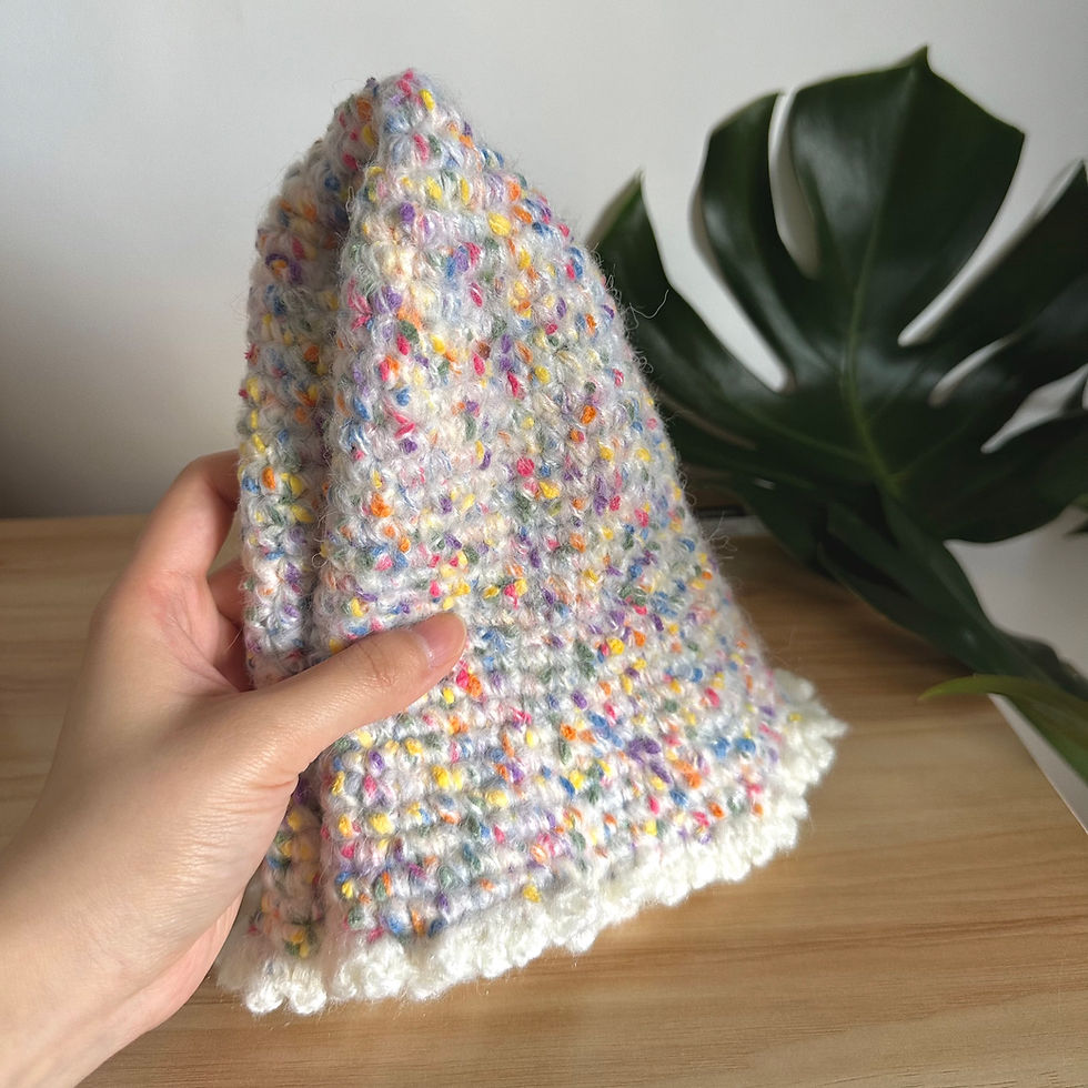 Thumbnail: Creamy Snuggle Crochet bucket hat